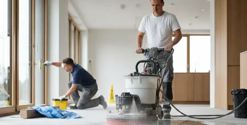 Baufeinreinigung durch PUR - Endreinigung nach Baumaßnahmen